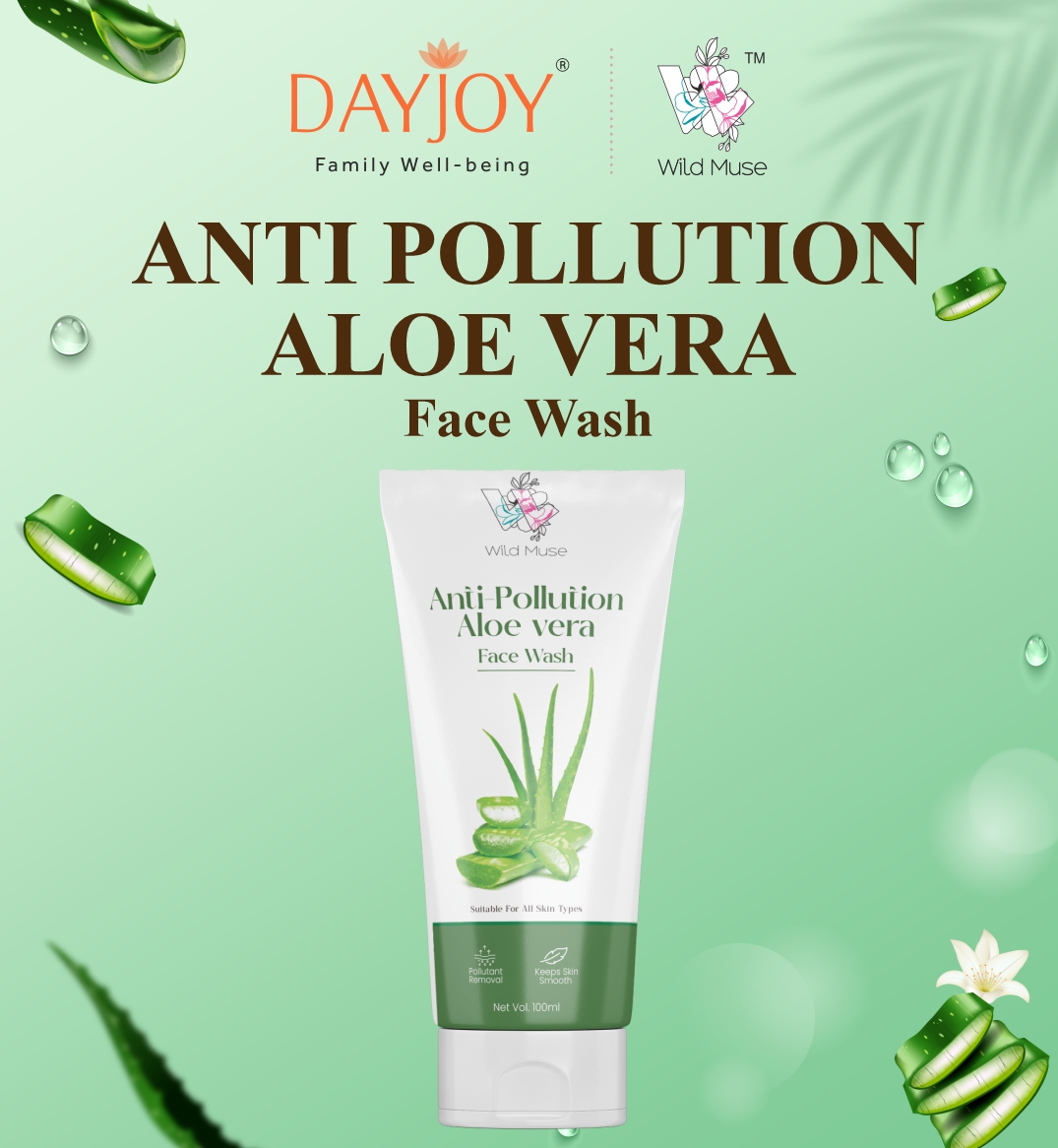 Anti Pollution Aloevera Face Wash (100ml)